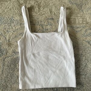 Zara white tank top